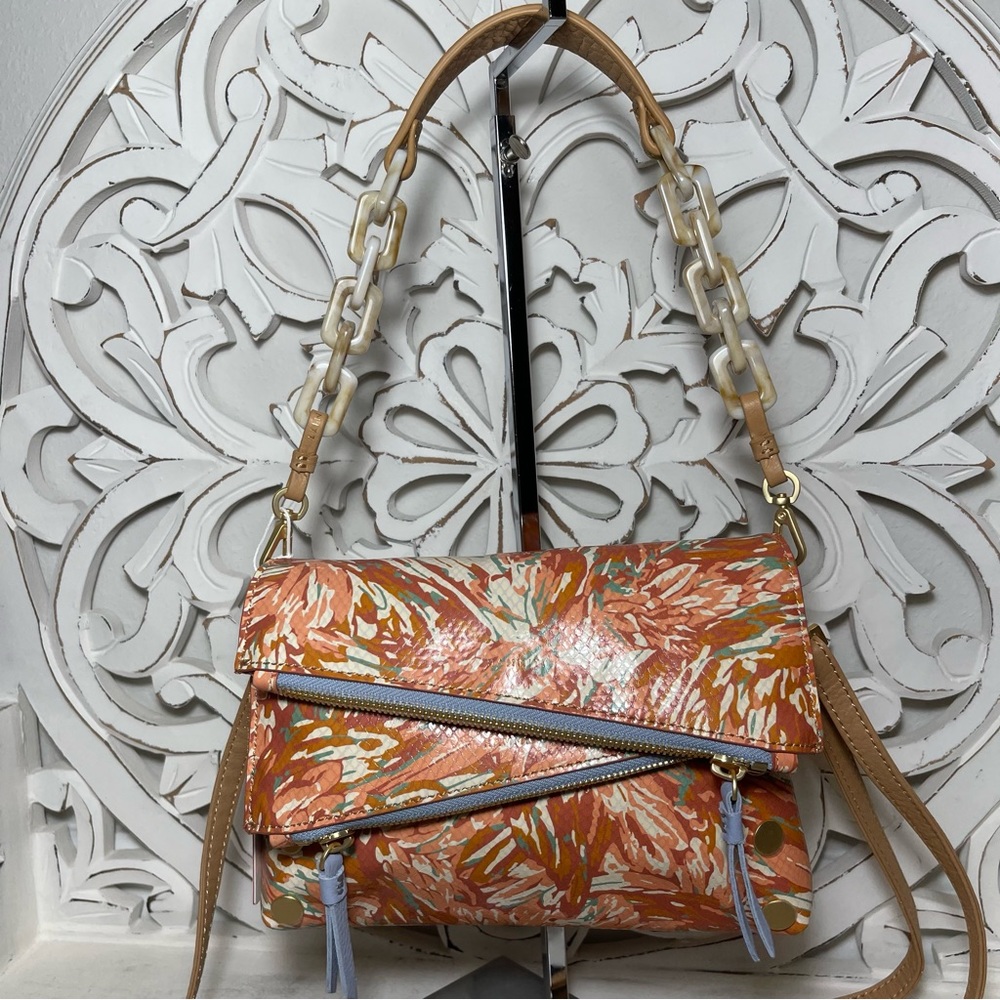 Hammitt Dillon Small Crossbody Garden Party Pink Chain $395